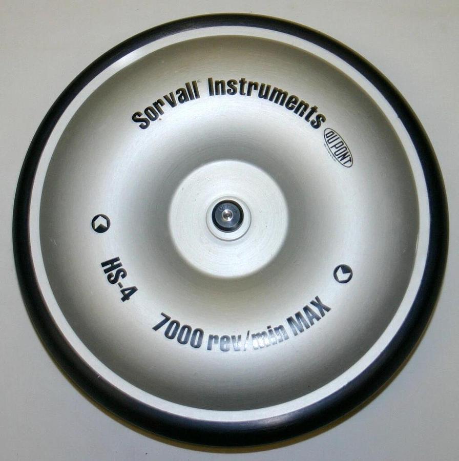 SORVALL SWINGING BUCKET ROTOR, MODEL HS-4, 4 X 3 PLACE 50 ML CONICAL BUCKETS