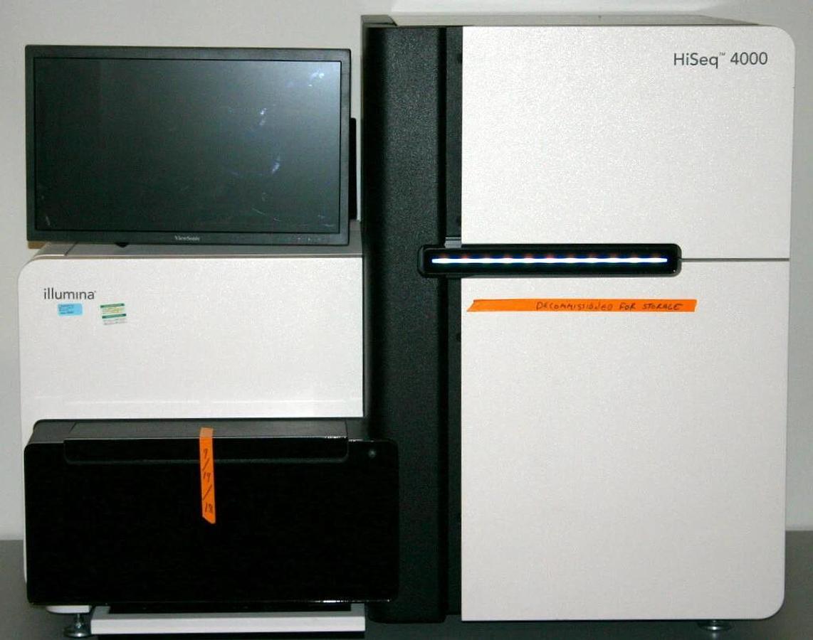 Used ILLUMINA HISEQ 4000 DNA GENOME SEQUENCING SYSTEM