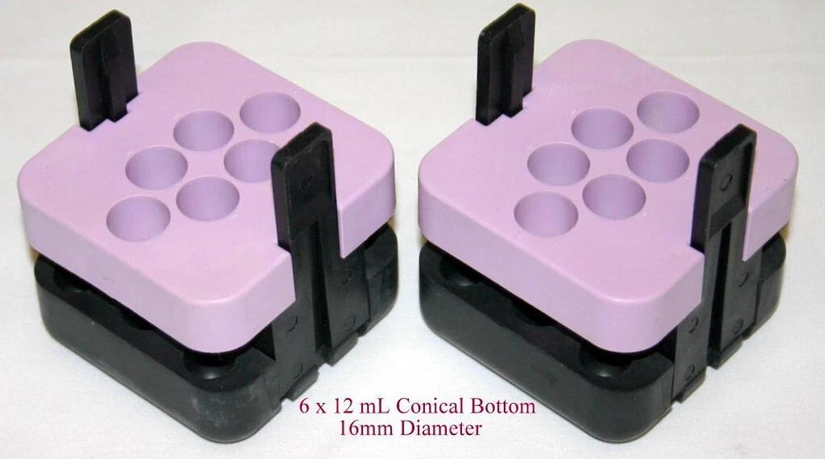 Used BECKMAN ADAPTERS FOR ACCUSPIN FR CENTRIFUGE, BID IS FOR ONE PAIR