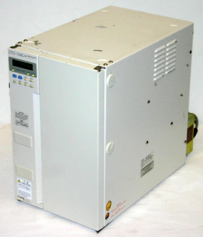 Used SHIMADZU COLUMN OVEN, MODEL CTO-10AC VP WITH SUBCONTROLLER VP