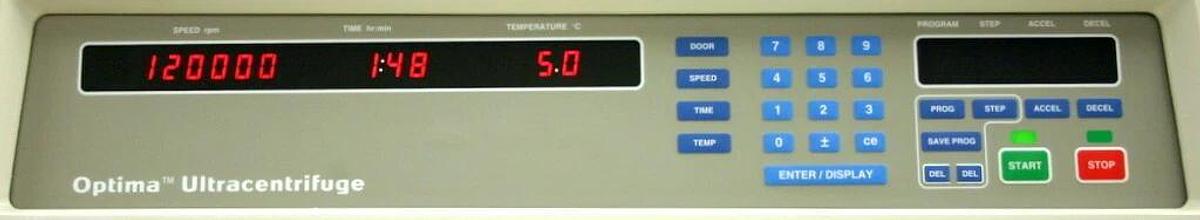 BECKMAN COULTER ULTRACENTRIFUGE, MODEL OPTIMA TLX-120K, 120000 RPM