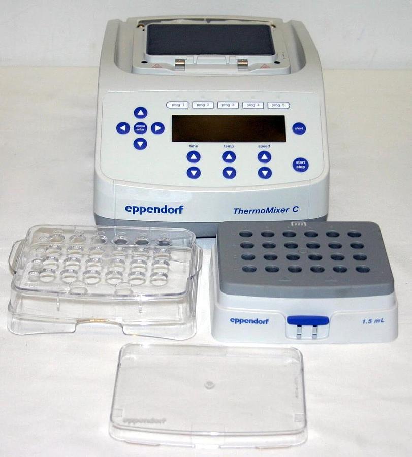 EPPENDORF 5382 THERMOMIXER C WITH 1.5 ML THERMOBLOCK, SMART BLOCK (see video)