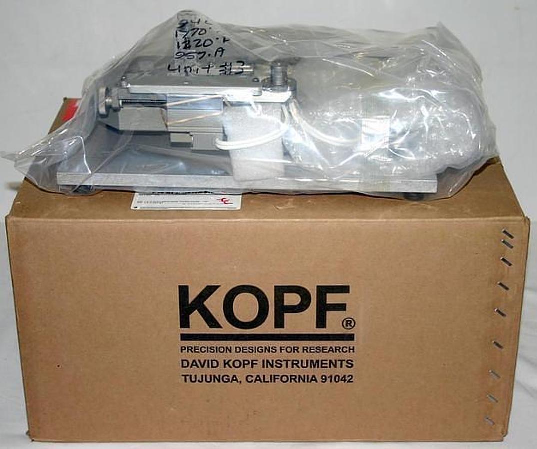 Used KOPF DKI SMALL ANIMAL DIGITAL STEREOTAXIC INSTRUMENT Test, Lab, Medical equipment 940-A