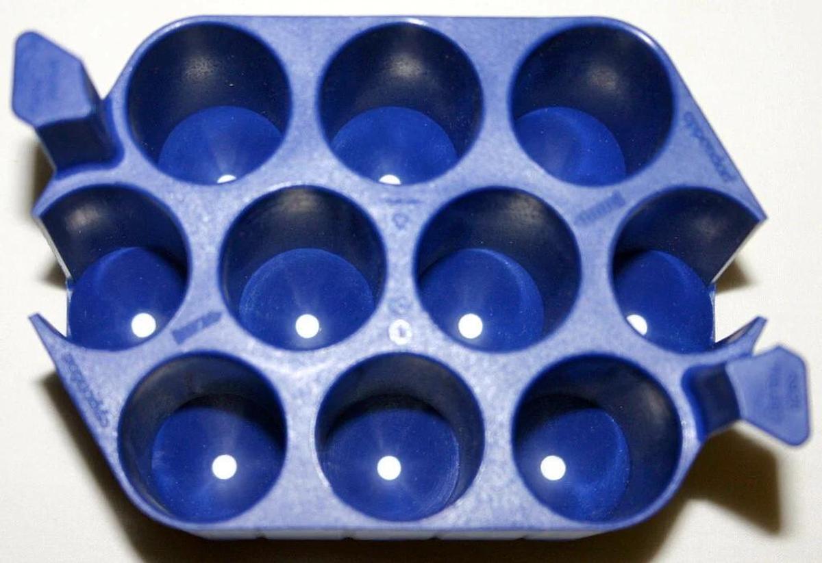 Used EPPENDORF S-4 X 1000 ROTOR ADAPTER, MODEL 5920709003 10 X 50ML CONICAL TUBES