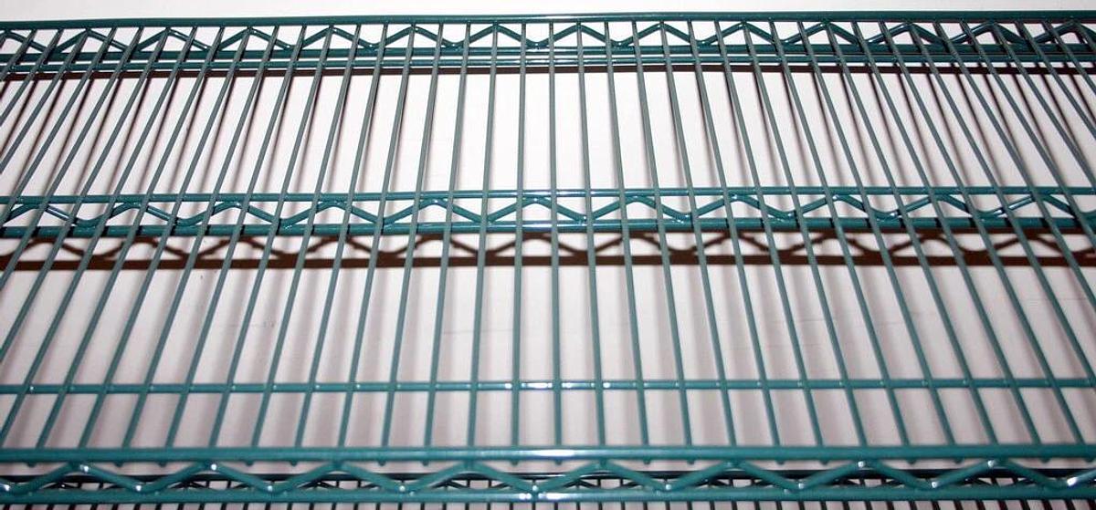 Refurbished METRO SUPER ERECTA 5 SHELF GREEN ANTIMICROBIAL SHELVING RACKS RACKING 1860-56NK3