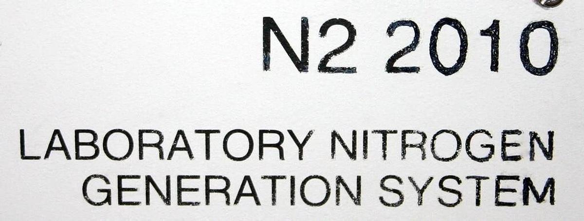 Used WHATMAN PARKER BALSTON LABORATORY NITROGEN GENERATOR SYSTEM, MODEL N2-2010