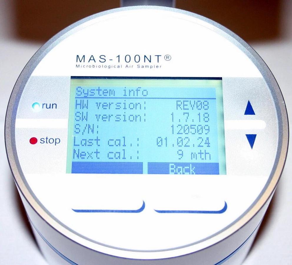 MBV EMD MILLIPORE SIGMA MICROBIOLOGICAL AIR SAMPLER, MAS-100NT - NEW VERSION