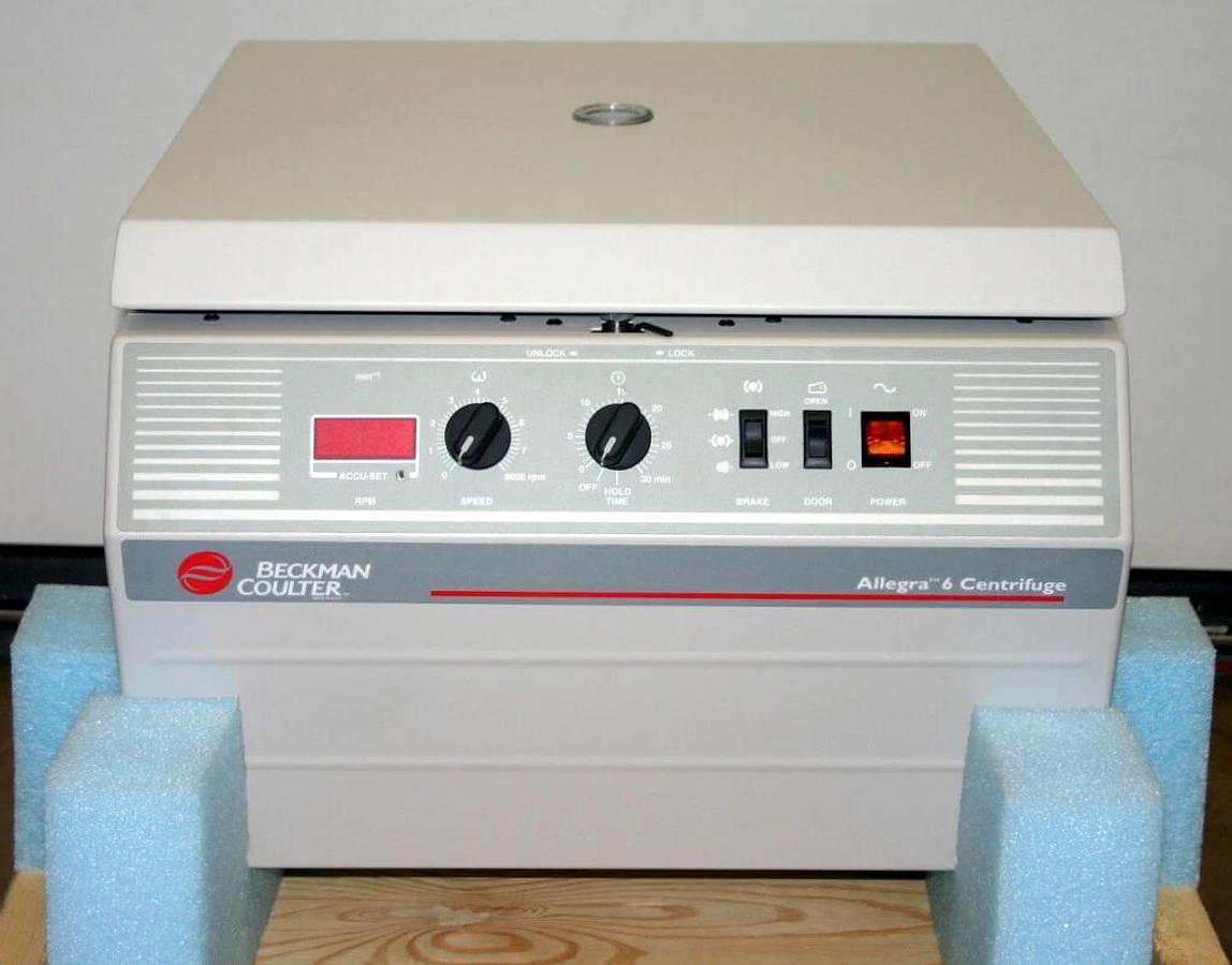 Used BECKMAN COULTER CENTRIFUGE, MODEL ALLEGRA-6 , NEW IN BOX