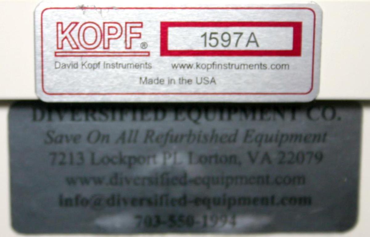 Used 2023 KOPF DIGITAL STEREOTAVIC, MODEL 940-A