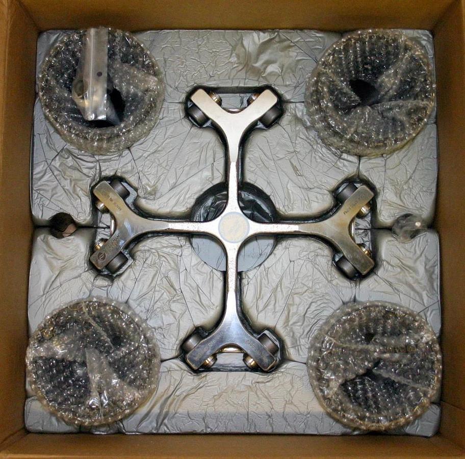 Used BRAND NEW 2016 BECKMAN COULTER SWINGING-BUCKET ROTOR, MODEL GH-3.8, 4 x 750 ML