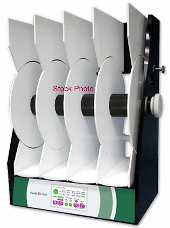 HARVARD APPARATUS PANLAB TOUCHSCREEN ROTAROD, MODEL LE8505, 4 LANES WITH HOOD