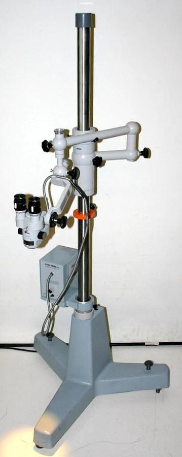 Used ZEISS F 170 OPERATING SURGICAL MICROSCOPE, MODEL OPMI 1-DFC, FIBER OPTIC LIGHT