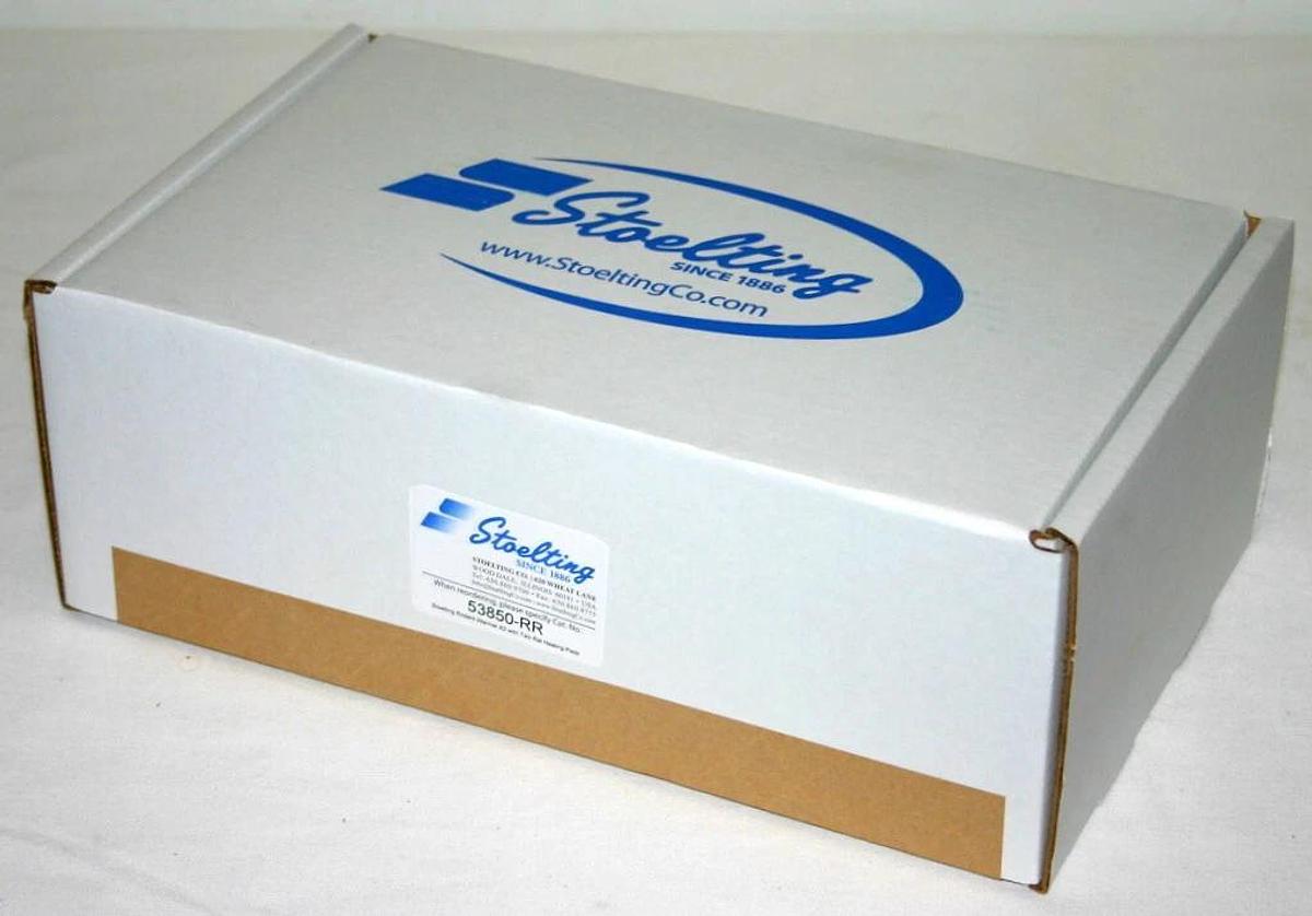 Used STOELTING RODENT WARMER X2 WITH TWO HEATING PADS, MODEL 53850-RR, NEW IN THE BOX