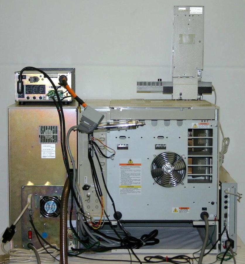 Used SHIMADZU GAS CHROMATOGRAPH, MODEL GC-17A WITH MASS SPECTROMETER GCMA-QP5050A