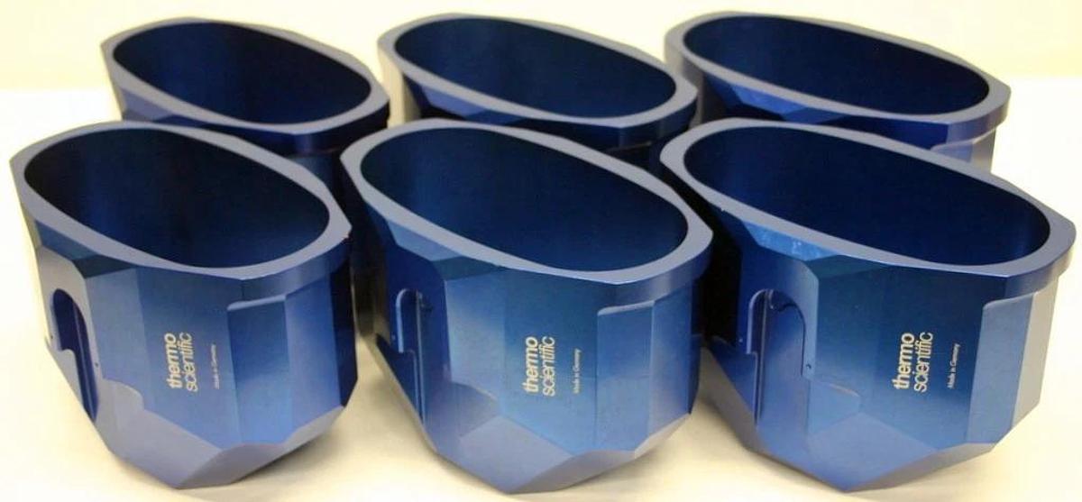 THERMO SCIENTIFIC 2000ML BIOS OVAL SWINGING BUCKET, MODEL 75003964, SET OF SIX