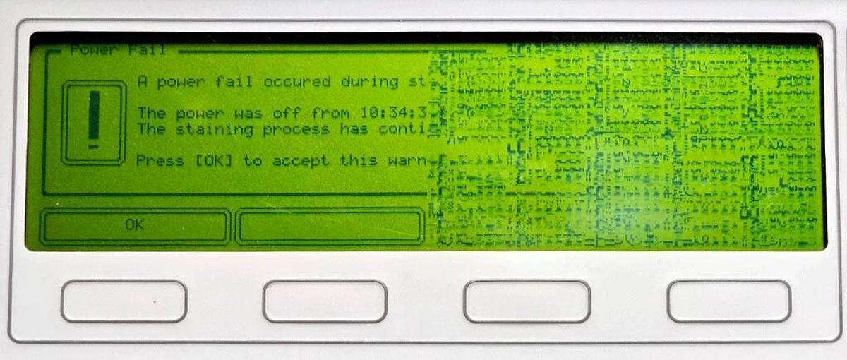 Used SHANDON MULTI-PROGRAM ROBOTIC SLIDE STAINER, MODEL VARISTAIN XY