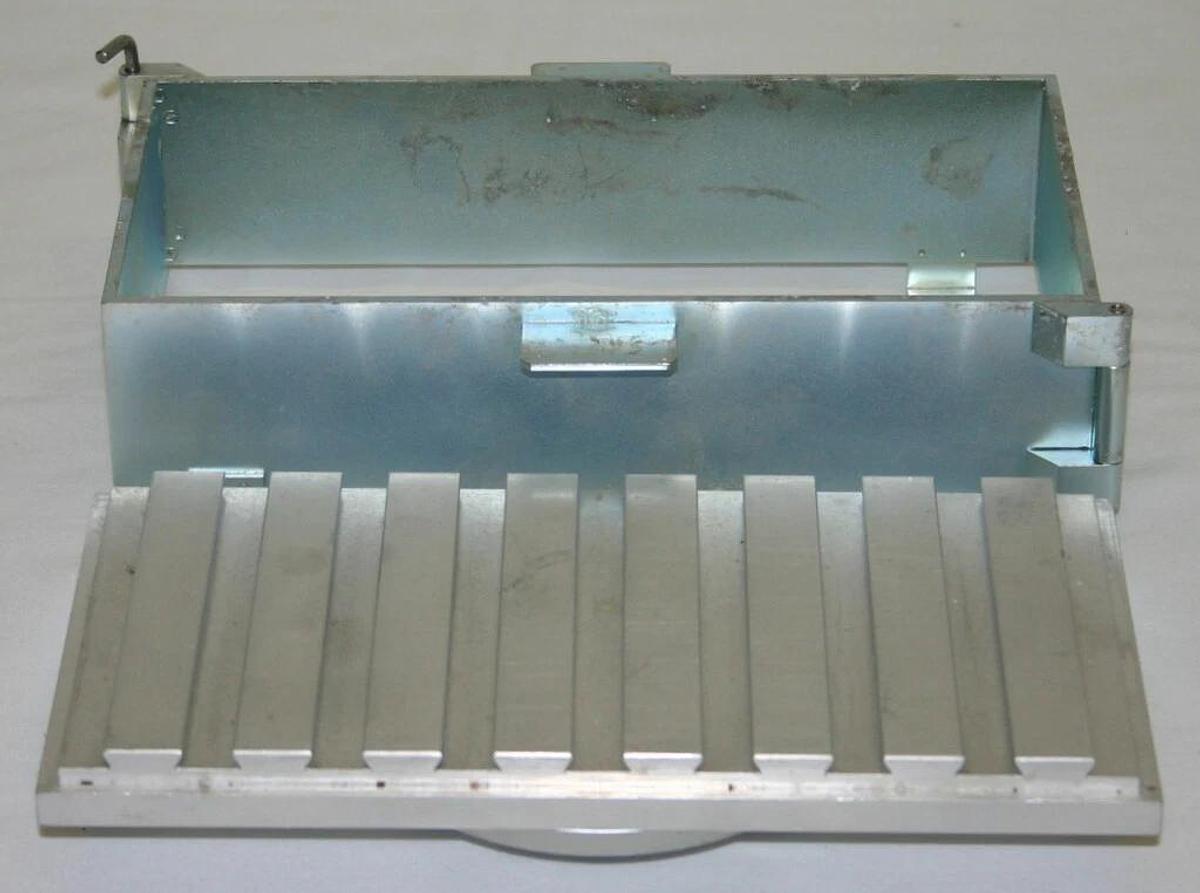 Used LEICA SPECIMEN STAGE 0417 19635 WITH EMBEDDING FRAME 0417 19632, 120 x 250 x 60