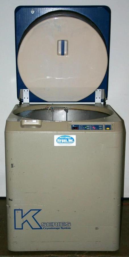 Used TAYLOR WHARTON K SERIES CRYOSTORAGE LIQUID NITROGEN SYSTEM, MODEL 17K
