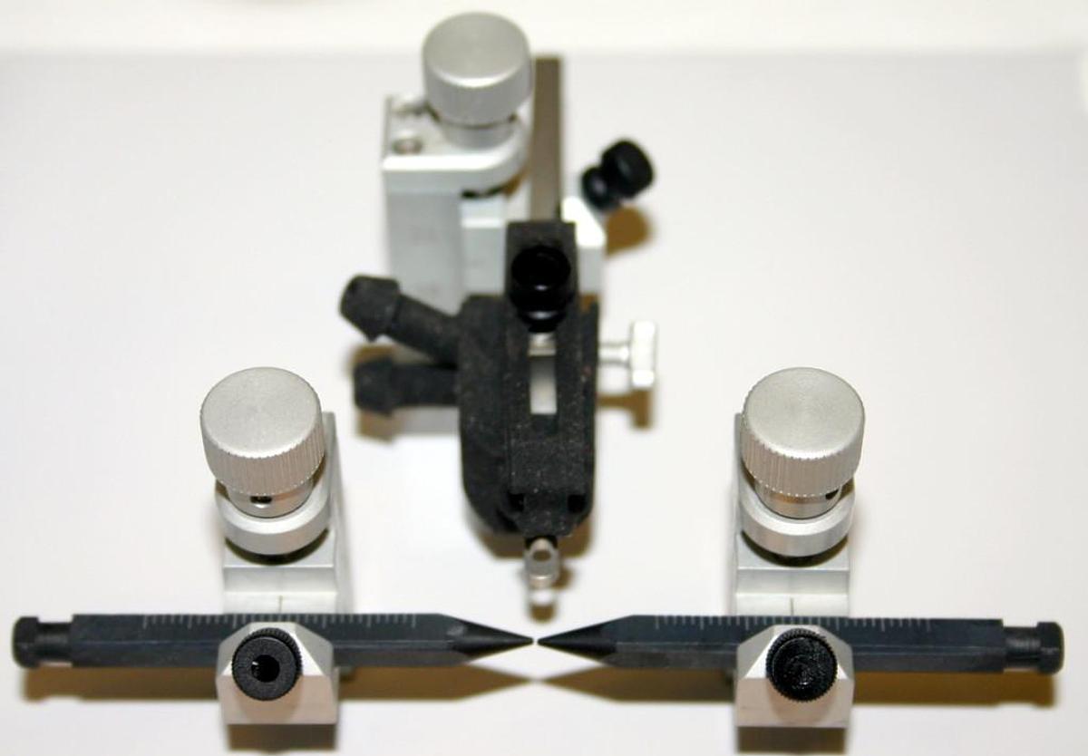 Used STOELTING JUST FOR MOUSE STEREOTAXIC INSTRUMENT, MODEL 51730 WITH ANESTHESIA MASK