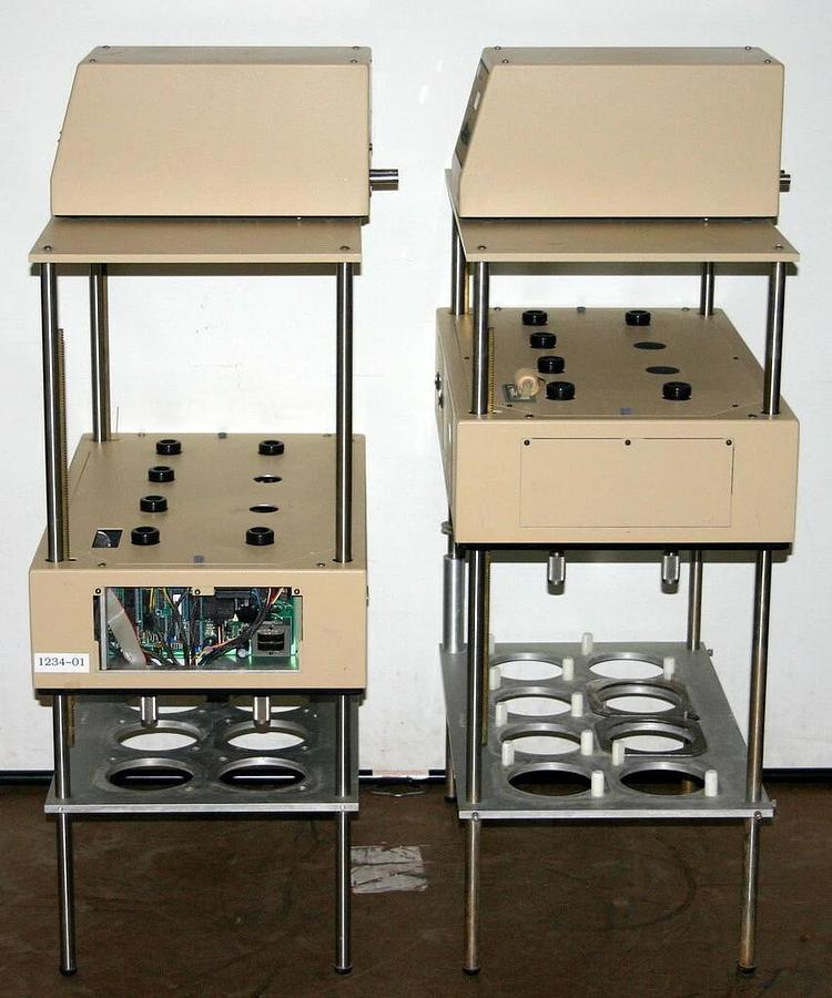 Used VANKEL DISSOLUTION TESTING STATIONS, MODEL VK6010-8 WITH VK650A CIRCULATOR