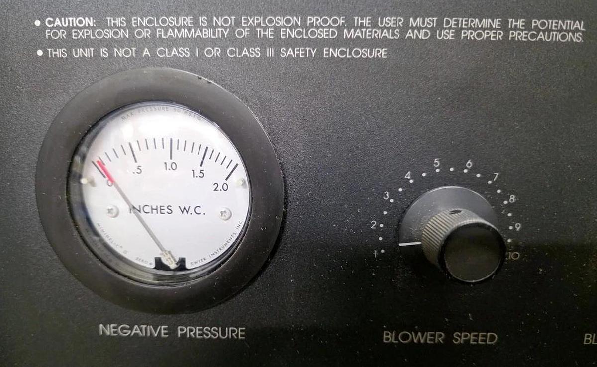 Used LABCONCO MULTI-HAZARD PROTECTOR GLOVE BOX, MODEL 50655-00