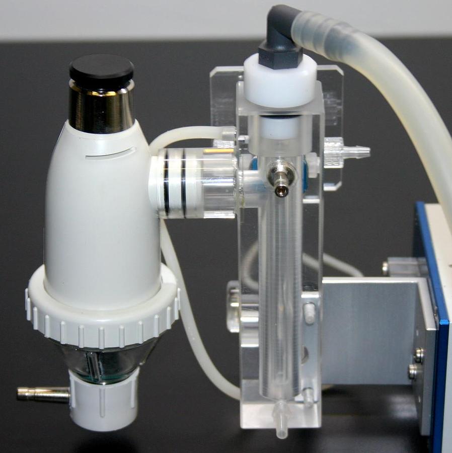 Used HSE HUGO SACHS ELEKTRONIK MOUSE VENTILATOR MINIVENT, MODEL 845 WITH NEBULIZER
