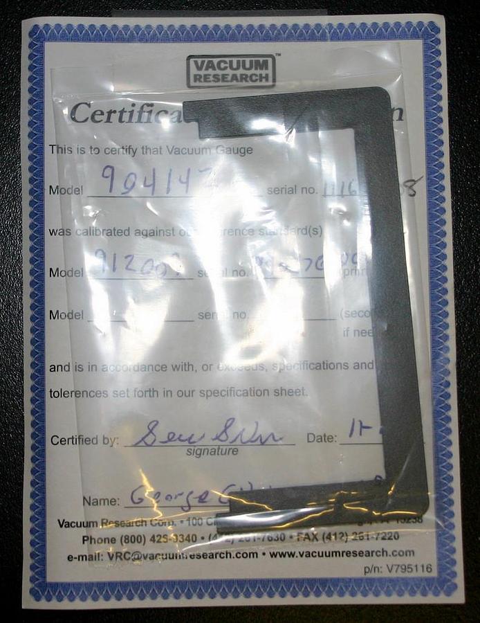THERMO SCIENTIFIC DIGITAL VACUUM GAUGE, MODEL DVG50-UVN
