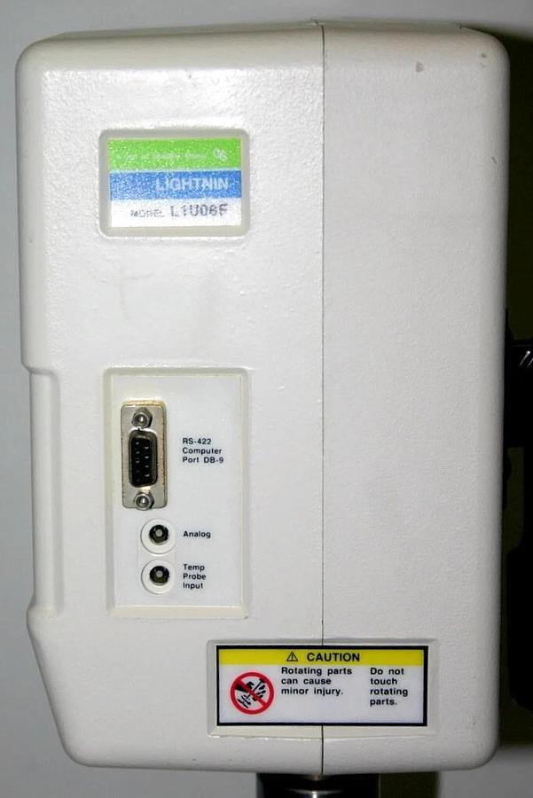 LIGHTNIN LABMASTER DIGITAL OVERHEAD MIXER STIRRER, MODEL L1U08F WITH STAND