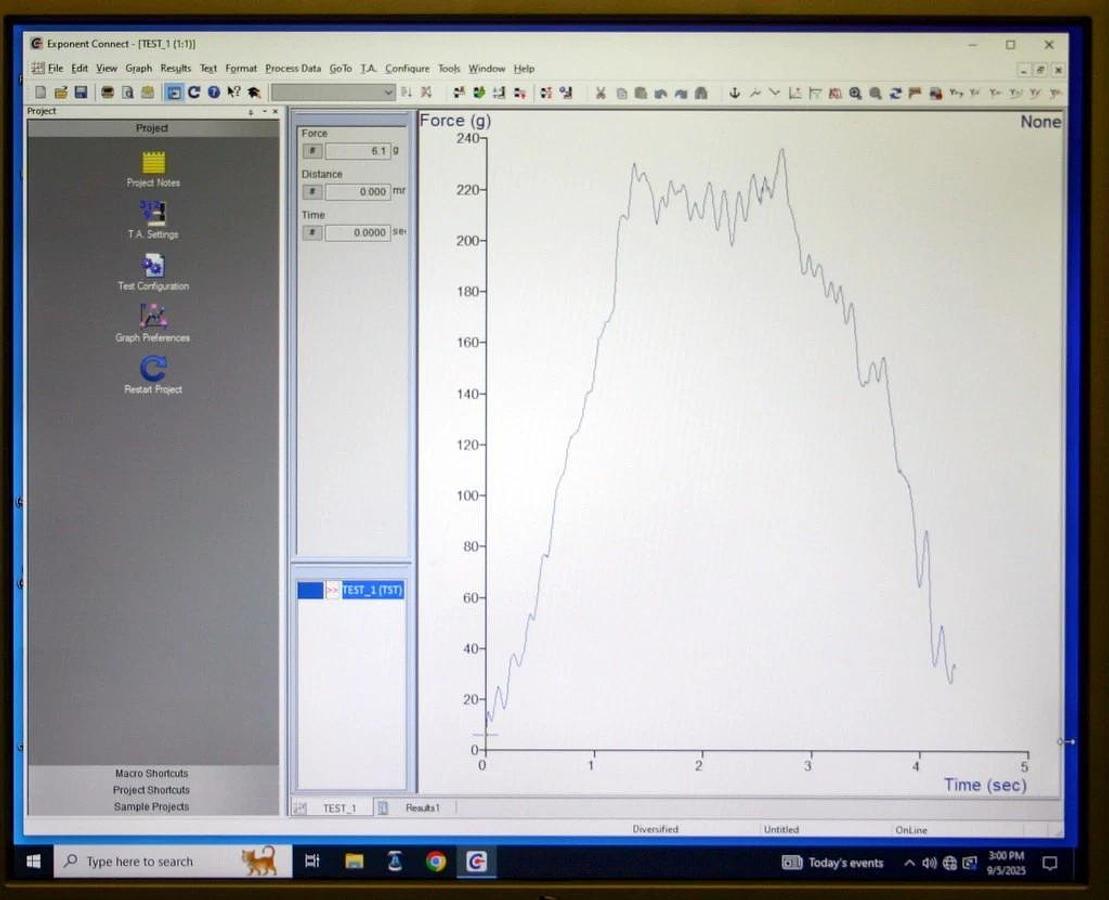 STABLE MICROSYSTEMS TEXTURE ANALYSER, MODEL TA-XT PLUS C, TA-XTPLUSC
