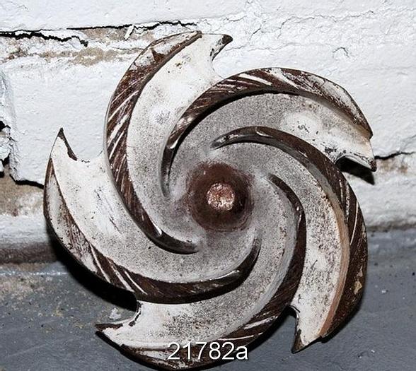 Used Goulds 3196 Impeller, 5", 5-Vane, Casting No.: 56206 (For 1x1.5x6 Pump) #21782