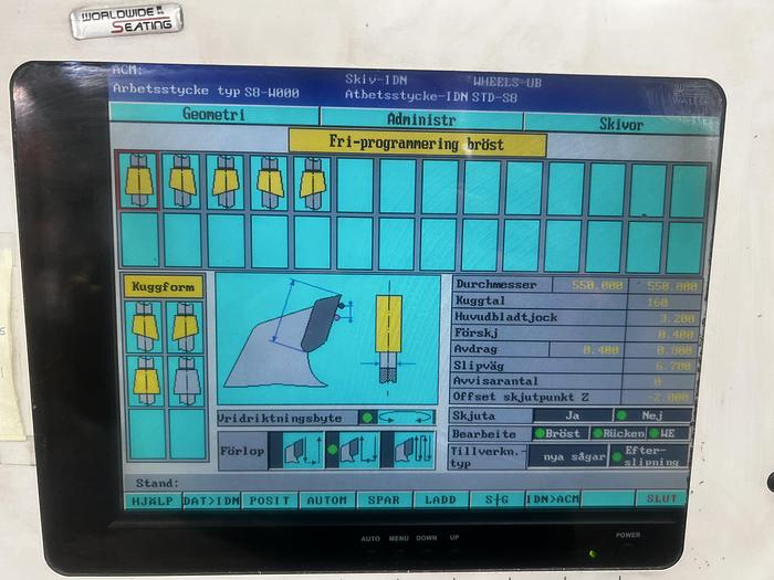 Used Walter Woodtronic NC4 loader