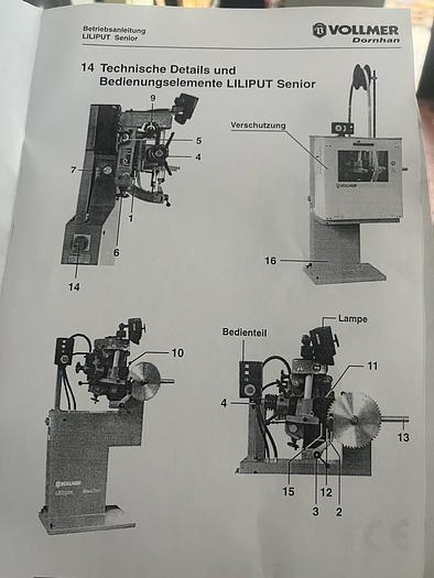 Used VOLLMER Liliput Senior