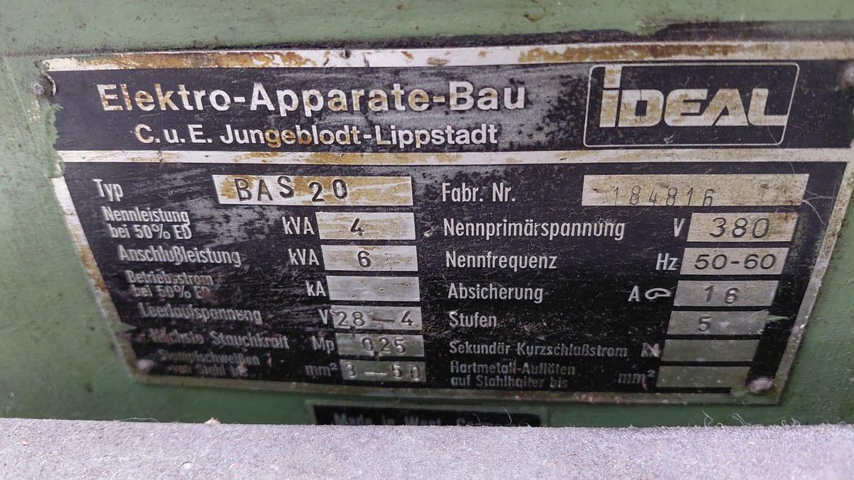 Used IDEAL BAS020