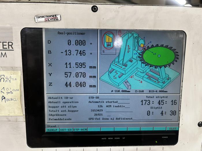 Used Walter Woodtronic NC4 loader