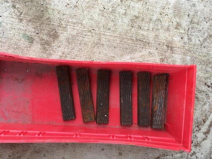 Used Lot of Die Inserts Approximately 5-3/4" x 1-3/16"