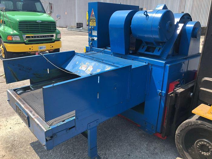 Used 48" WIDE BLOAPCO FLOOR MOUNT SHREDDER