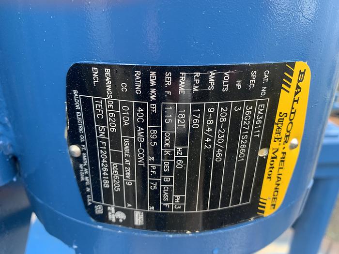 Used Screen, 36" X 36", S/st, 6-Deck, 3 HP, Gyratory, #S742027