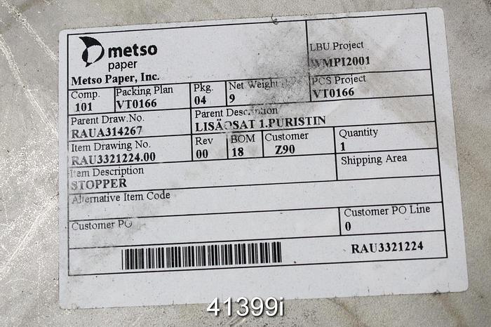 Used Metso Paper Dolley Assembly For Crane, 3 Dolleys #41399