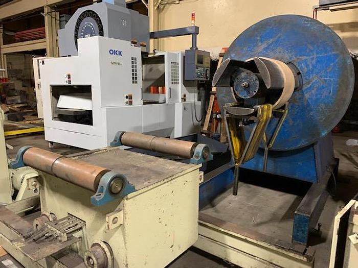 Used Colt Powered Uncoiler with Coil Car