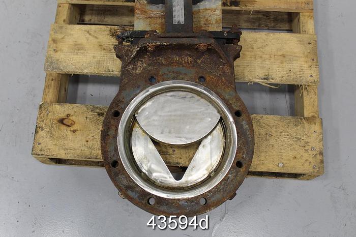 Used Dezurik 8" Air Operated V-Port Valve #43594