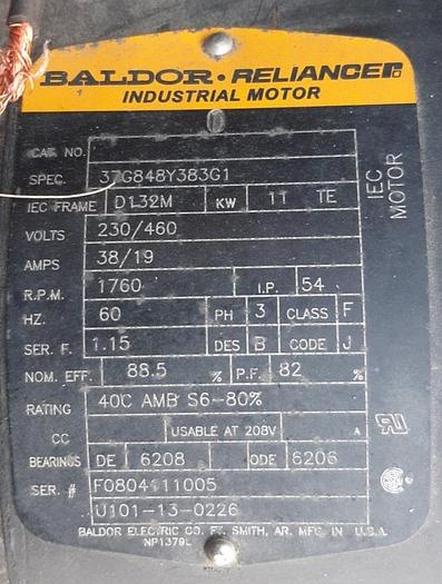 Used Rapid F-19 Plastic Granulator with Conveyor, 15 HP - #S744853