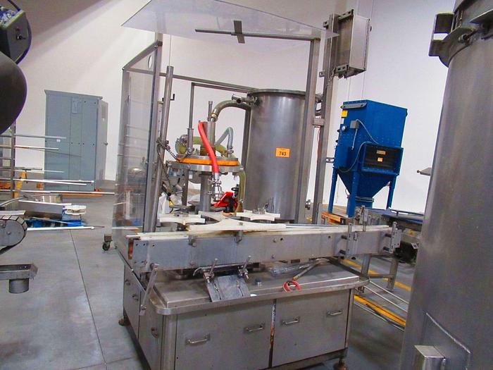 Used Pacific 8 head rotary Filler