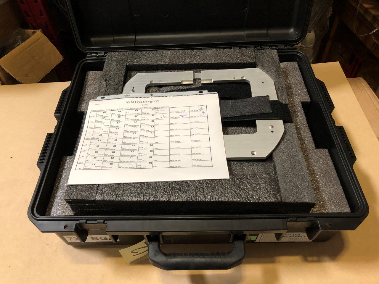 Used Delta Edge DE8000 7X7 BGA Test Handler Change Kit