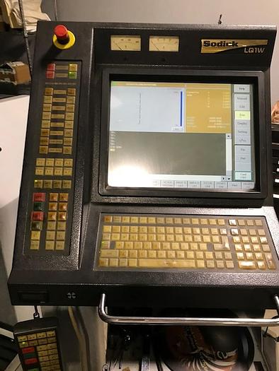 Used 2006 Sodick AQ327L/LQ1W wire EDM with Auto Threading and Submersible Cutting