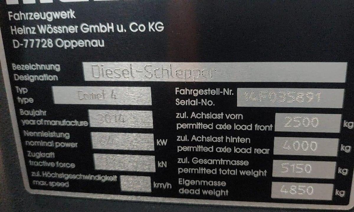 Rénové Baggage tractor Mulag Comet 4D