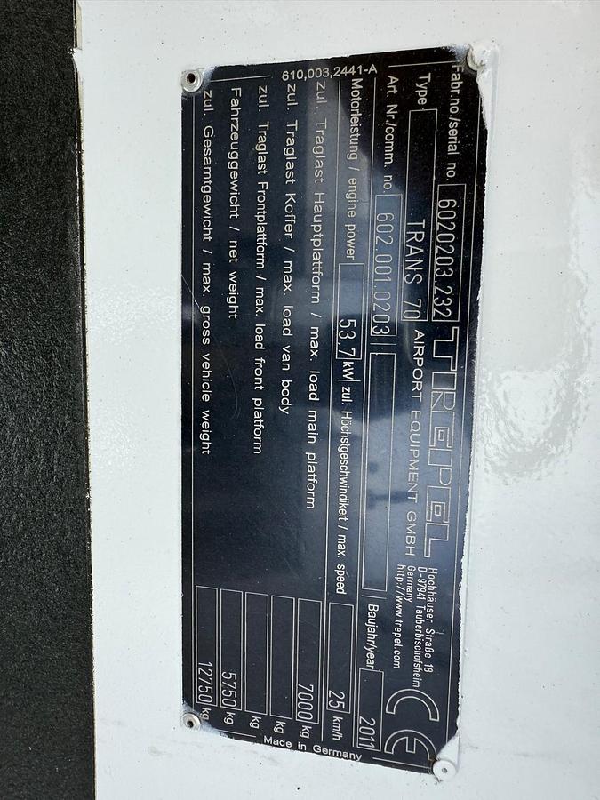 D'occasion 2011 Trepel transpallet