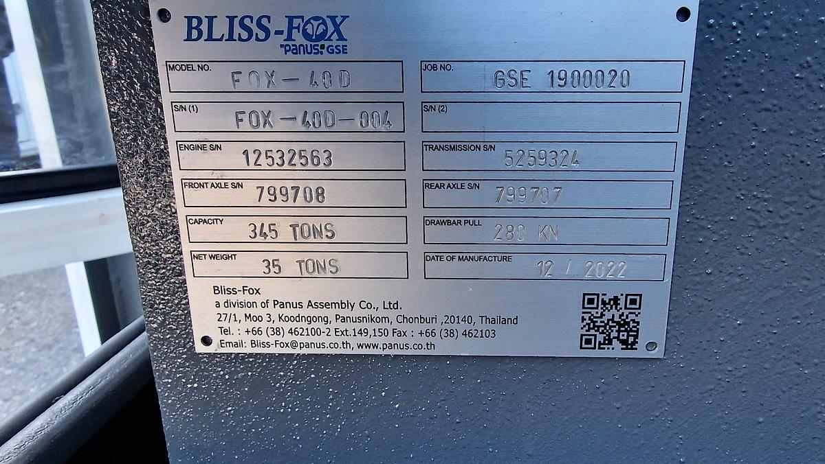 Tracteur d'avions neuf BlissFox 40D