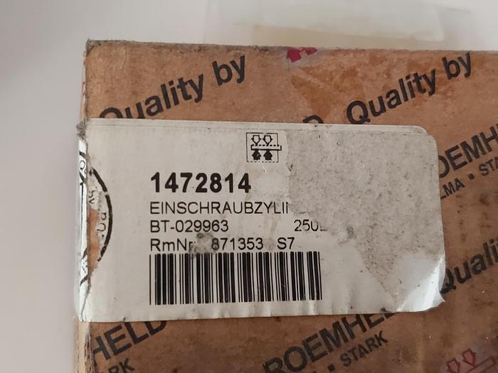 Einschraubzylinder, BT 029963, 1478214, 871353, Römheld neuwertig