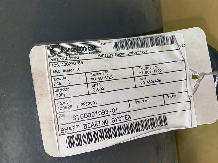 Used VALMET Shaft Bearing Assembly#44505