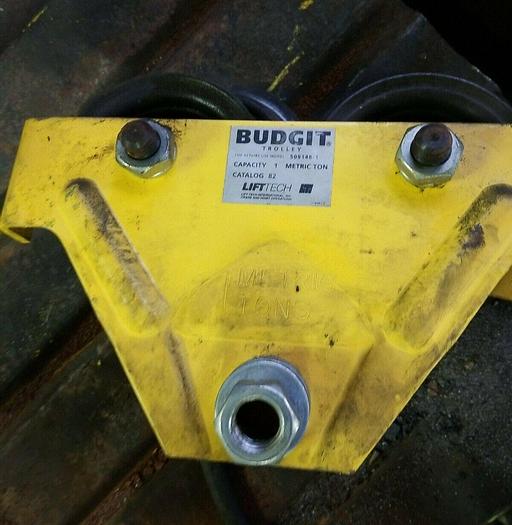 Used BUDGET 1 TON HOIST with trolley